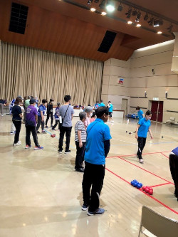 ハートフルデー〜ボッチャ体験会の様子