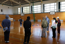 「ボッチャ体験会」の様子