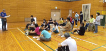 ボッチャで学びと交流の写真