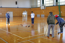 「ボッチャ体験会」の様子