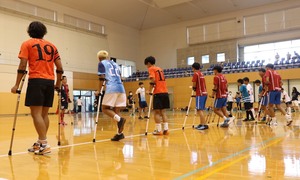 障害者サッカー体験交流会の様子 障害者サッカー体験交流会の様子