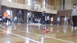 第9回たんばボッチャ交流大会の様子