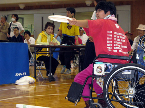 第10回障害者スポーツ交流館杯フライングディスク大会