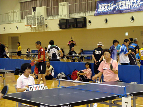第25回障害者スポーツ交流館杯卓球大会
