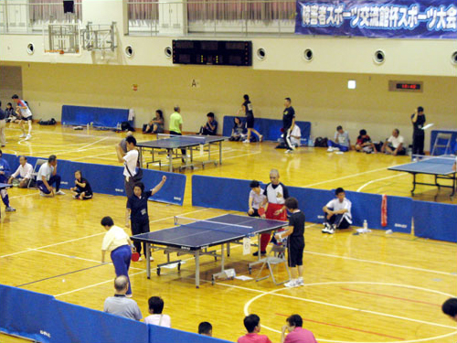 第10回障害者スポーツ交流館杯ゆうあい卓球大会