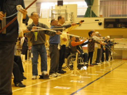 吹き矢競技大会