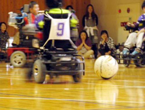 電動車いすサッカー交流戦(パープルスネイクスVS徳島)
