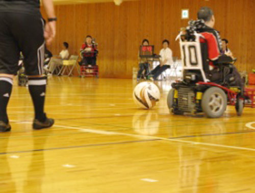 電動車いすサッカー交流戦(パープルスネイクスVS徳島)