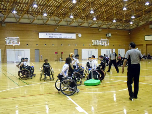 2012近畿・中国四国地区車椅子ツインバスケットボール大会