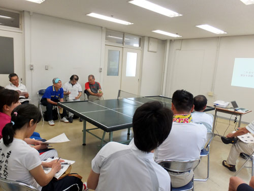 サウンドテーブルテニス指導者及び審判養成講習会