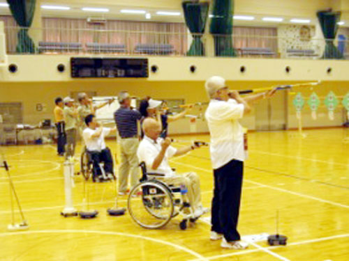 第4回障害者スポーツ交流館杯吹き矢大会