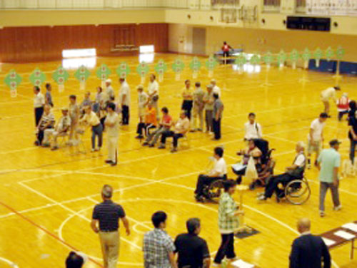 第4回障害者スポーツ交流館杯吹き矢大会