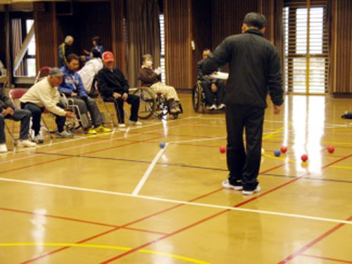 第1回たんばボッチャ交流大会