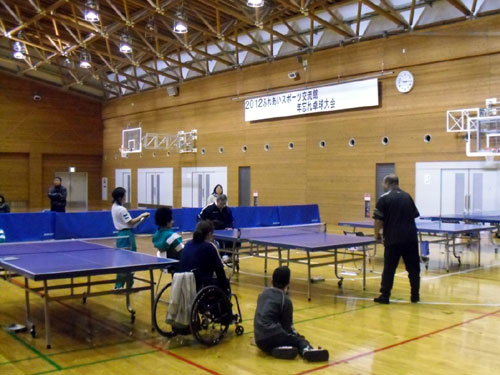 2012ふれあいスポーツ交流館年忘れ卓球大会