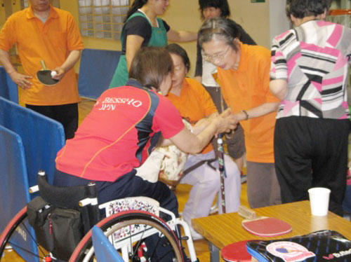 第1回全国パーキンソン病友の会兵庫県支部卓球交流大会