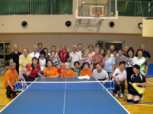 第1回全国パーキンソン病友の会兵庫県支部卓球交流大会