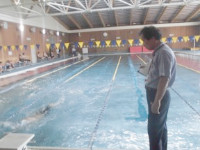 一般スポーツ団体との交流事業 水泳競技交流会兼泳力検定会