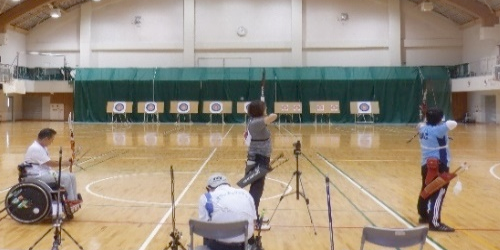 障害者アスリートマルチサポート事業 アーチェリー競技練習会
