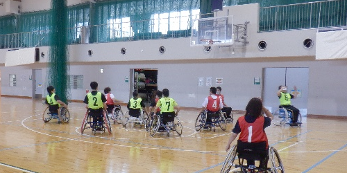 一般スポーツ団体との交流事業 車いすバスケットボール競技交流会