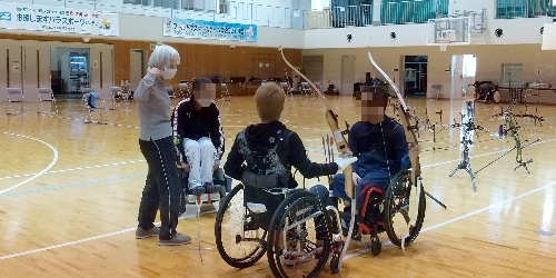 障害者アスリートマルチサポート事業 アーチェリー競技練習会