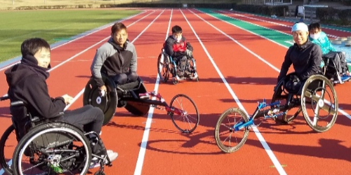 障害者アスリートマルチサポート事業 陸上競技練習会