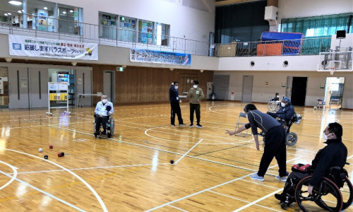 障害者アスリートマルチサポート事業 ボッチャ競技練習会、交流会