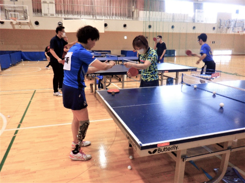 障害者アスリートマルチサポート事業 卓球競技練習会