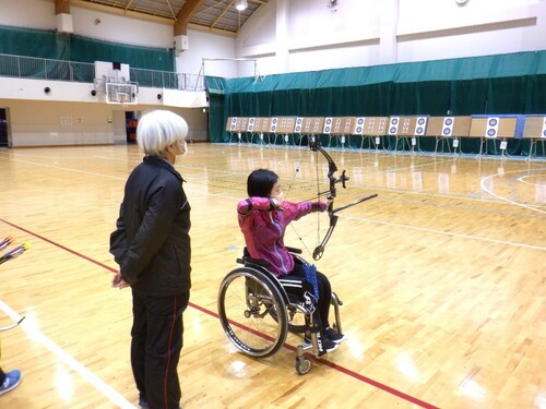 障害者アスリートマルチサポート事業 アーチェリー競技練習会