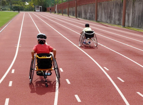 障害者アスリートマルチサポート事業 陸上競技練習会