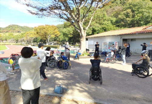 障害者アスリートマルチサポート事業 陸上競技練習会