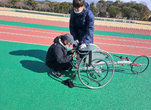 障害者アスリートマルチサポート事業 陸上競技練習会