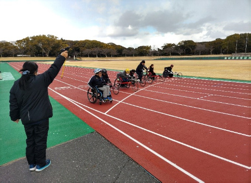 障害者アスリートマルチサポート事業 陸上競技練習会